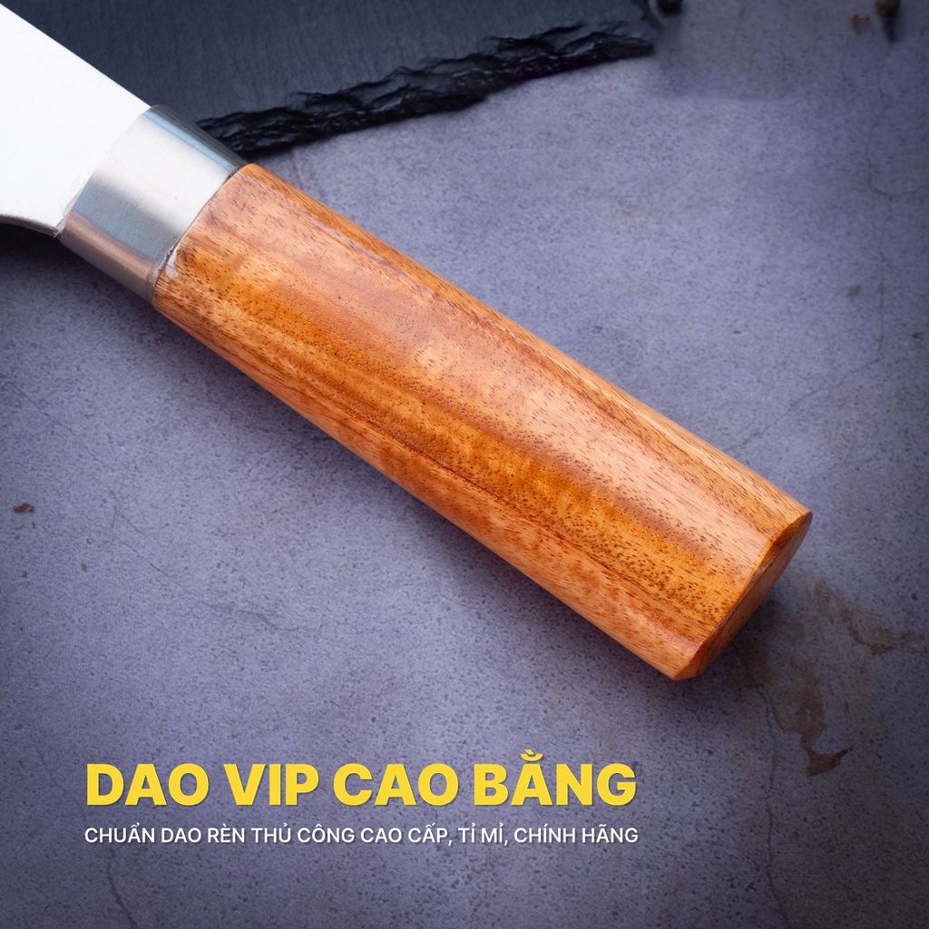 Dao thái thịt cá thép trắng DT09H DAO VIP CAO BẰNG