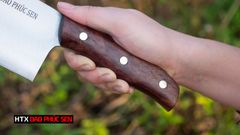 Dao chặt gà thép trắng - SGK08