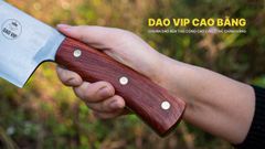 Dao chặt xương thép trắng SXK06 DAO VIP CAO BẰNG