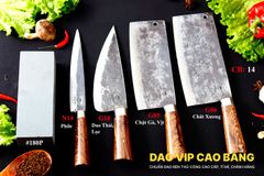 BỘ DAO BẾP CB14 cán cẩm DAO VIP CAO BẰNG