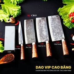 BỘ DAO BẾP CB15 cán cẩm DAO VIP CAO BẰNG