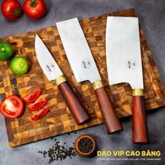 Bộ dao bếp 3 món thép trắng CB91 DAO VIP CAO BẰNG
