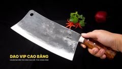 Dao chặt xương sắc bén - Thép nhíp ô tô - Cán tự nhiên khâu inox - N10 DAO VIP CAO BẰNG