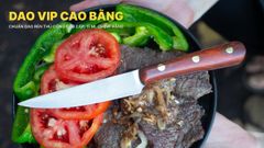 Dao ăn bít tết 12cm thép trắng  - DAC HÀNG CHUẨN DAO VIP CAO BẰNG