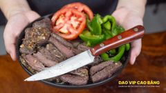 Dao ăn bít tết 12cm thép trắng  - DAC HÀNG CHUẨN DAO VIP CAO BẰNG