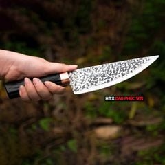 Dao bầu lọc thép nhíp dập hoa văn - G08TMDD