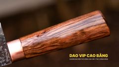 Dao thái lọc thép nhíp dập hoa văn N17TDD DAO VIP CAO BẰNG