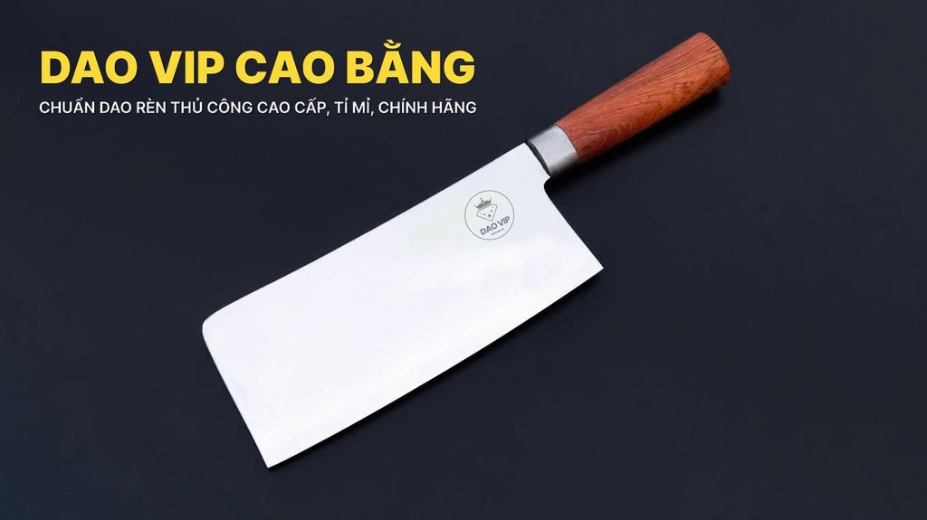 Dao chặt gà vịt thép trắng CG10HI DAO VIP CAO BẰNG