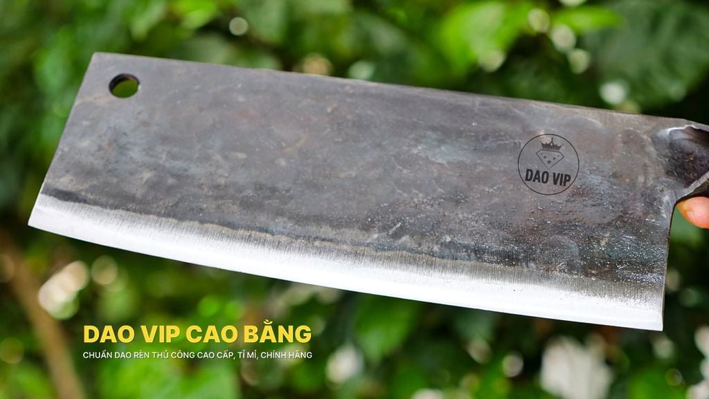 Dao chặt xương sắc bén - Cán sắt - Thép nhíp ô tô - S06 DAO VIP CAO BẰNG