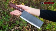 Dao chặt gà cao cấp nhíp xe - SG08