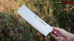 Dao chặt xương thép trắng SXK06