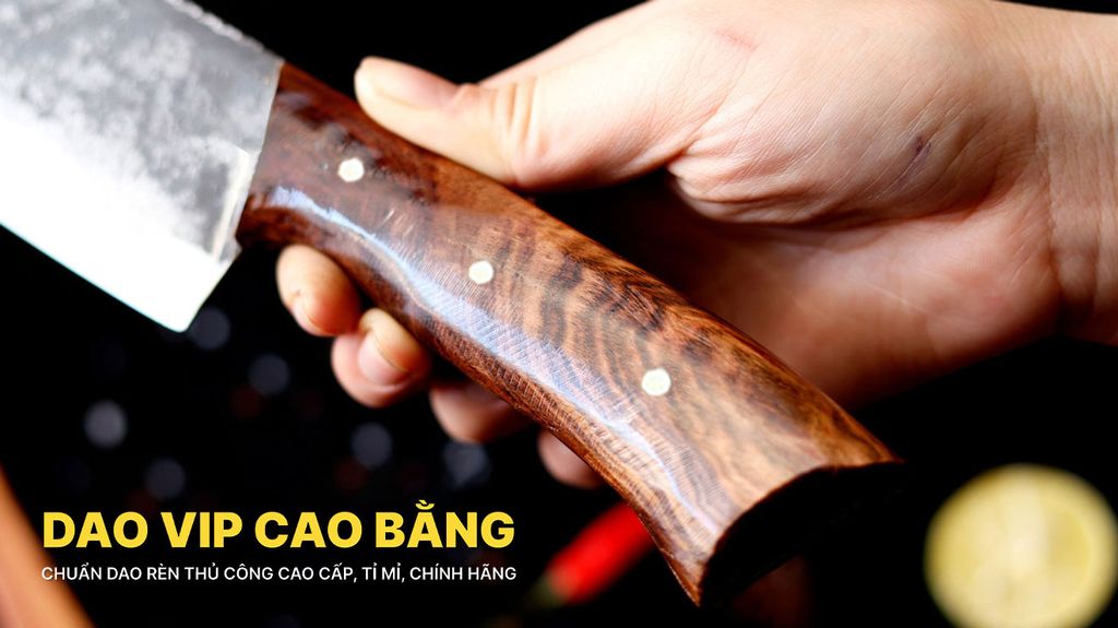 DAO THÁI 18 cán ốp cẩm G01OCD DAO VIP CAO BẰNG