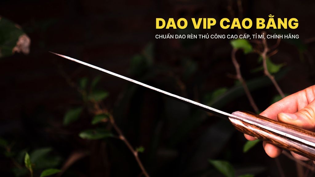 Dao lọc thái thép nhíp dập hoa văn - DLOCD DAO VIP CAO BẰNG