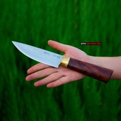 Dao lọc thép trắng cán gỗ cẩm DL09 - HÀNG CHUẨN DAO VIP - HTX DAO PHÚC SEN