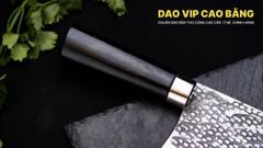 Dao chặt xương sắc bén - thép nhíp ô tô - cán mun khâu inox - DCX05M DAO VIP CAO BẰNG
