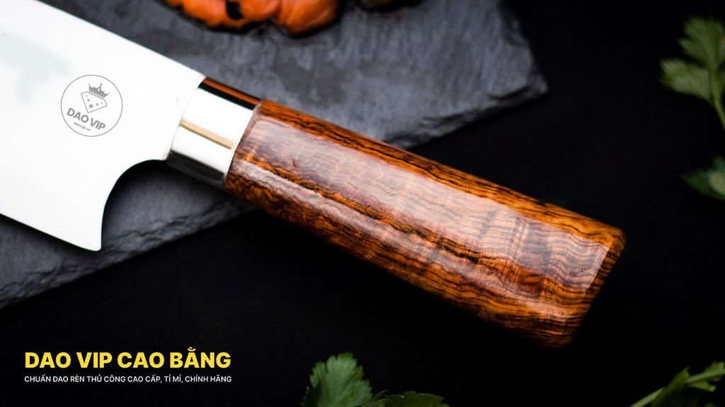 Dao chặt lọc 02 cán cẩm, thép trắng - DCL02T DAO VIP CAO BẰNG