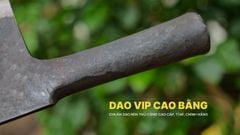 Dao chặt xương sắc bén - Cán sắt - Thép nhíp ô tô - S06 DAO VIP CAO BẰNG