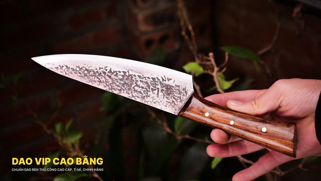 Dao lọc thái thép nhíp dập hoa văn - DLOCD DAO VIP CAO BẰNG