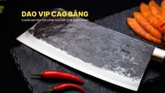 Dao chặt gà sắc bén -Thép nhíp ô tô - Cán mun khâu inox - N09M DAO VIP CAO BẰNG