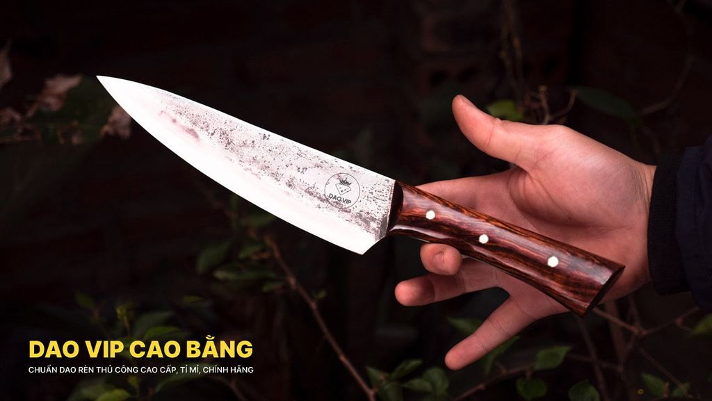 Dao lọc thái thép nhíp dập hoa văn - DLOCD DAO VIP CAO BẰNG