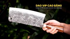 Dao chặt gà sắc bén -Thép nhíp ô tô - Cán cẩm khâu đồng - N09TDD DAO VIP CAO BẰNG