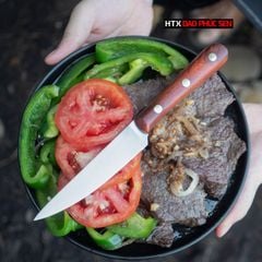 Dao ăn bít tết 12cm thép trắng  - DAC