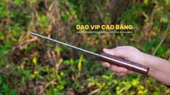 Dao chặt gà thép trắng - SGK08 DAO VIP CAO BẰNG
