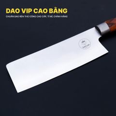 Dao thái thịt thép trắng CT10HI DAO VIP CAO BẰNG