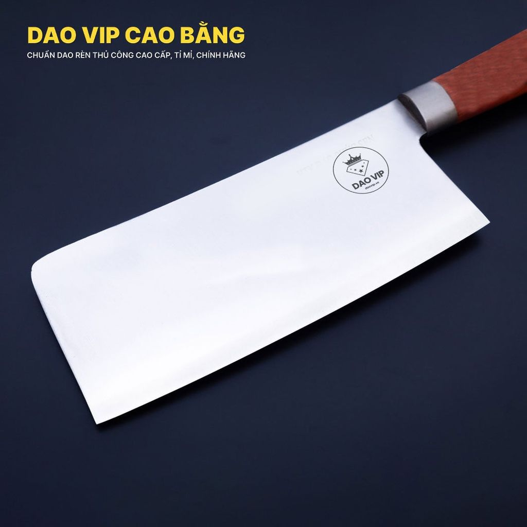 Dao chặt gà vịt thép trắng CG10HI DAO VIP CAO BẰNG