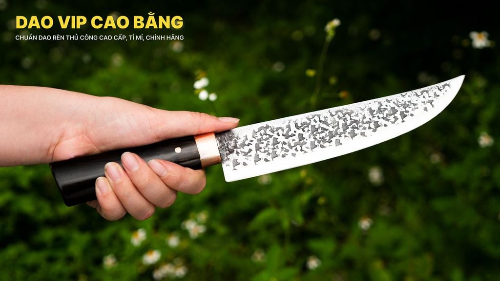 Dao lọc thép nhíp dập hoa văn - DL15TMDD DAO VIP CAO BẰNG