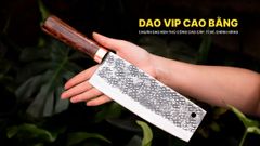 Dao thái thép nhíp dập hoa văn - G03TDD DAO VIP CAO BẰNG