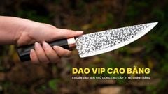 Dao bầu lọc thép nhíp dập hoa văn - G08TMDD DAO VIP CAO BẰNG