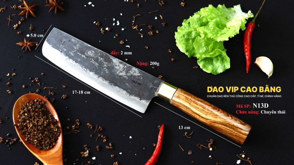 DAO bản usuba khâu đồng N13D DAO VIP CAO BẰNG