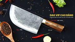 Dao tầu chặt xương - Thép nhíp ô tô - Cán cẩm khâu đồng - DCX01DD DAO VIP CAO BẰNG