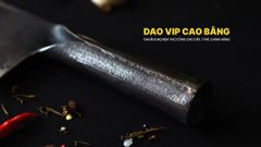 Dao thái sắc bén - Cán sắt - Thép nhíp ô tô - S02 DAO VIP CAO BẰNG