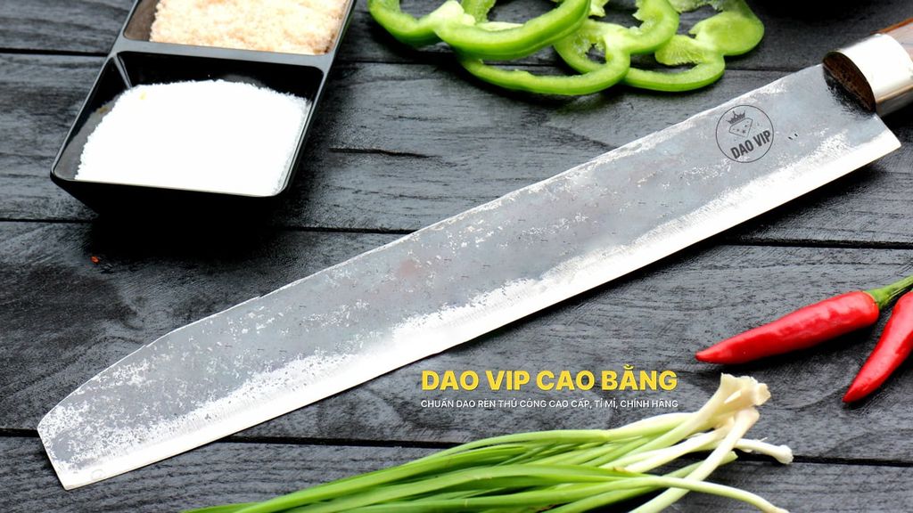 DAO BỔ DƯA - CẮT BÁNH 01 (CÁN GỖ TỰ NHIÊN) GBD01TH DAO VIP CAO BẰNG