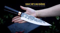Dao lọc thái thép nhíp dập hoa văn - G17TMDD DAO VIP CAO BẰNG