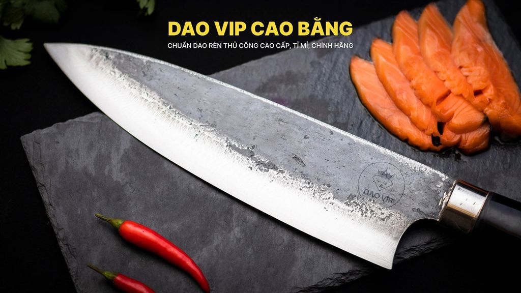 Dao chặt lọc 02 cán mun - DCL02M DAO VIP CAO BẰNG