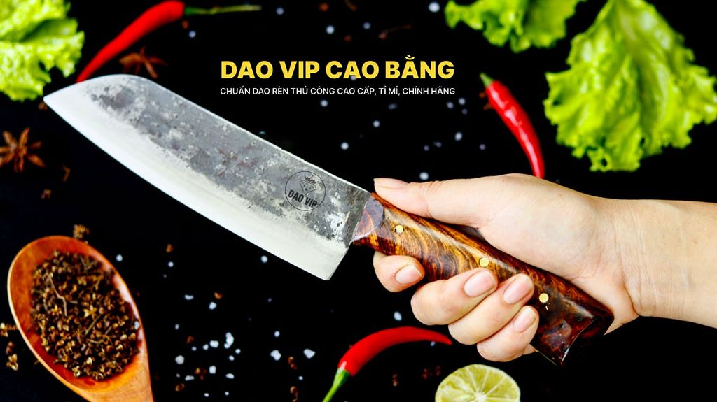 DAO THÁI KIỂU 05 cán ốp đồng GT05 DAO VIP CAO BẰNG