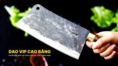 Dao chặt gà sắc bén -Thép nhíp ô tô - Cán cẩm khâu đồng - N09D DAO VIP CAO BẰNG
