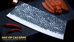 Dao chặt xương sắc bén - thép nhíp ô tô - cán mun khâu đồng - DCX05MDD DAO VIP CAO BẰNG