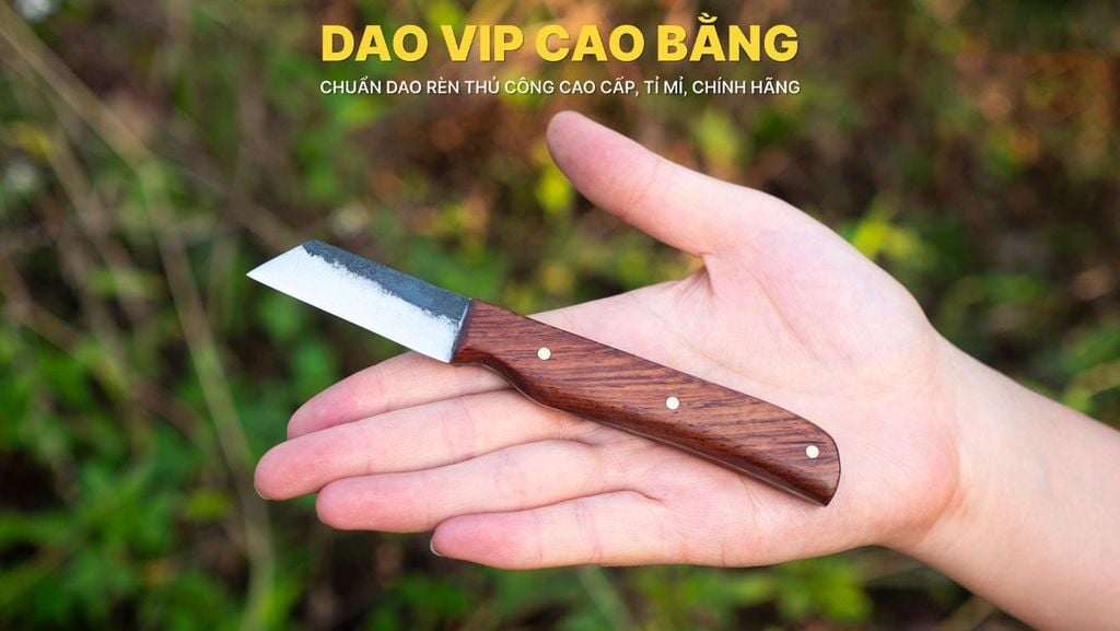 Dao rọc giấy ghép cây thép nhíp xe  DRG DAO VIP CAO BẰNG