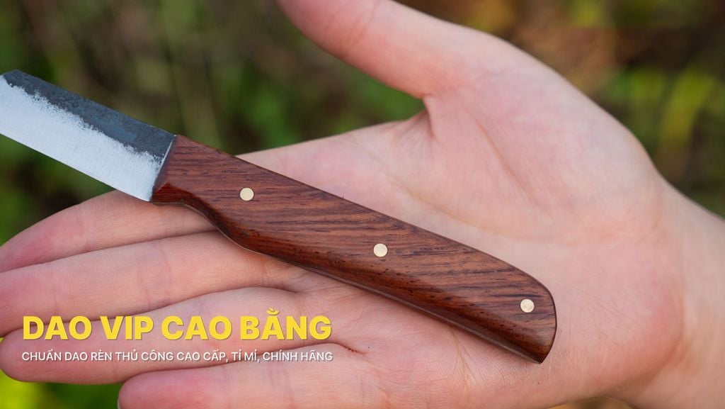 Dao rọc giấy ghép cây thép nhíp xe  DRG DAO VIP CAO BẰNG