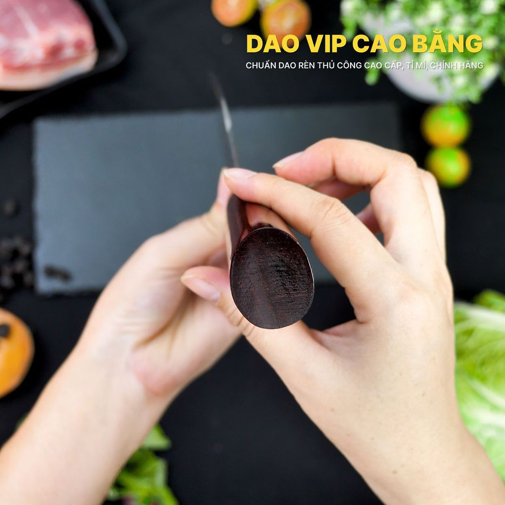 Dao phay chặt gà thép nhíp - CG1DD DAO VIP CAO BẰNG