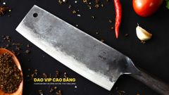 Dao thái sắc bén - Cán sắt - Thép nhíp ô tô - S02 DAO VIP CAO BẰNG