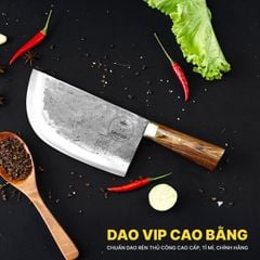 Dao tầu chặt xương - Thép nhíp ô tô - Cán cẩm khâu đồng - DCX01DD DAO VIP CAO BẰNG