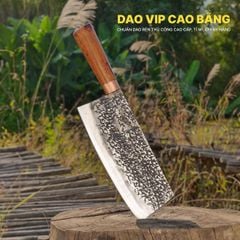 Dao chặt xương sắc bén - Thép nhíp ô tô - Cán cẩm khâu đồng - DCX05DD DAO VIP CAO BẰNG