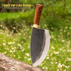 Dao làm cá - Thép nhíp ô tô - Cán cẩm khâu đồng đỏ - DLCDD / DAO VIP CAO BẰNG