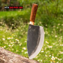 Dao làm cá - Thép nhíp ô tô - Cán cẩm khâu đồng đỏ - DLCDD / HTX DAO PHÚC SEN