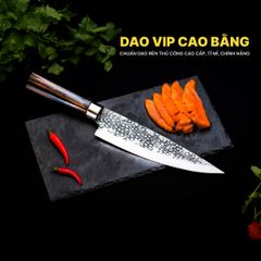 Dao lọc thái thép nhíp dập hoa văn - G17TM DAO VIP CAO BẰNG